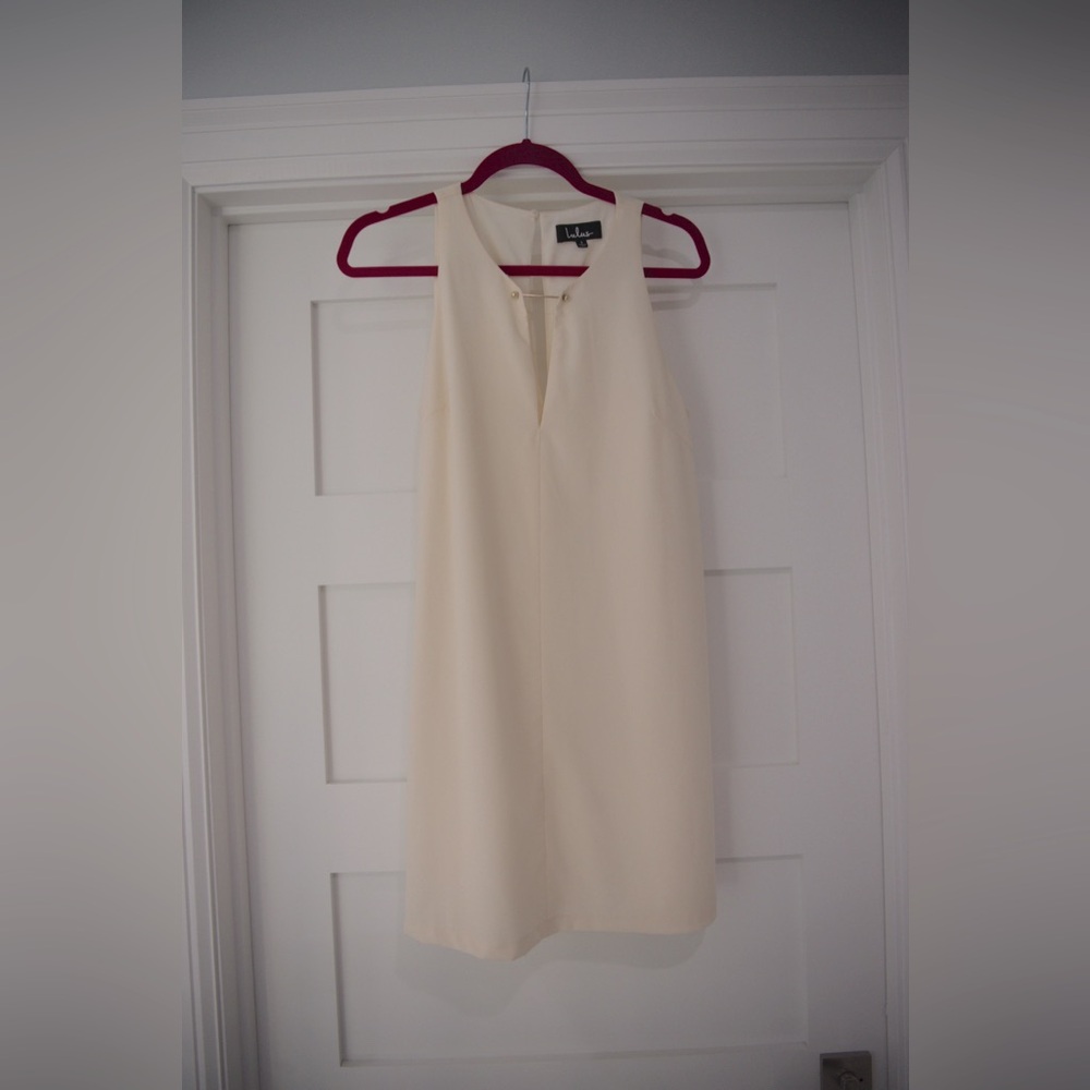 Lulu’s Cream Shift Dress